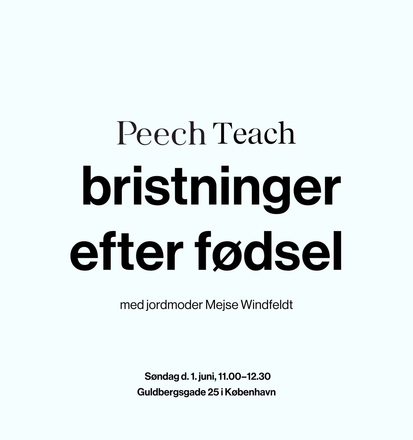 Bristninger efter fødsel