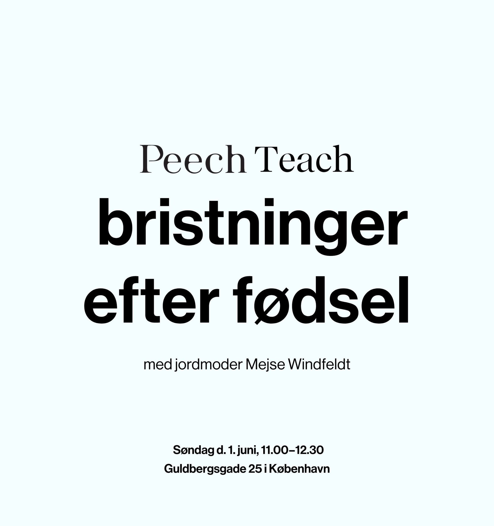 Bristninger efter fødsel